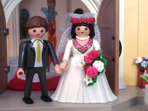 It will be the second Royal Wedding of the year for the Playmobil people in our house...