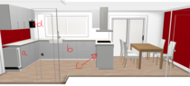 Which layout for kitchen? pic included!