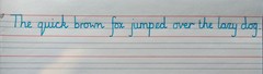 cursive writing