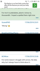 Black areas on mobile