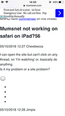 Formatting on mobile is completely broken