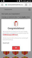 Keep getting redirected!