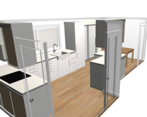 Which layout for kitchen? pic included!