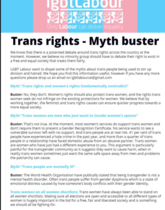 LGBT Labour 'Myth Busting' Trans rights re self-id GRA