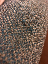 Repairing small rip in sofa