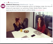 I'm waiting with bated breath for Peter Tatchell to show us all the evidence of attempts by feminists to threaten, initimidate and shut down transactivist meetings