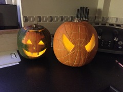 To ask what you're carving your pumpkins as?