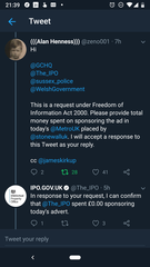 Full page advert in Metro