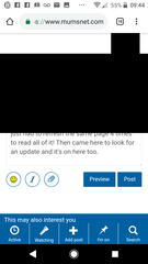 Black areas on mobile