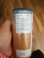 Slimmingworld!!!! Morrisons curry powder syns  pic to.follow!