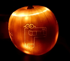 To ask what you're carving your pumpkins as?