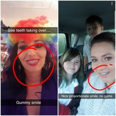 To think my face looks different.