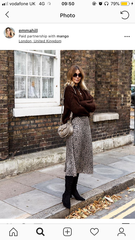 Leopard print midi dress... Not sure which shoes to style it with?