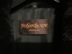 Gifted a vintage YSL mink fur coat