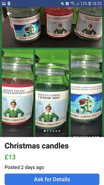 Christmas bad boys on Facebook marketplace tat