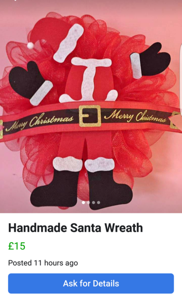 Christmas bad boys on Facebook marketplace tat