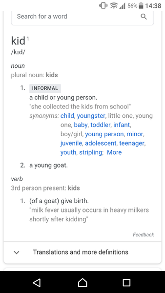 AIBU TO DISLIKE PEOPLE WHO CALL CHILDREN 'KIDS'