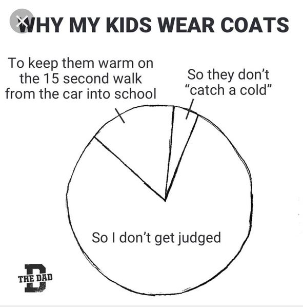How can you make a 2 year old wear his coat?!