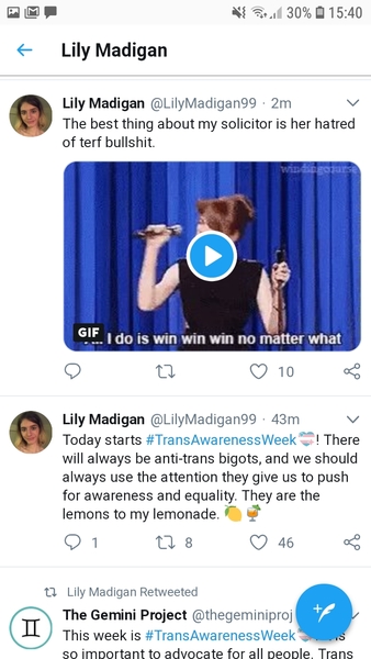 She is a terf and she did it. The sacking of Morgan Horn