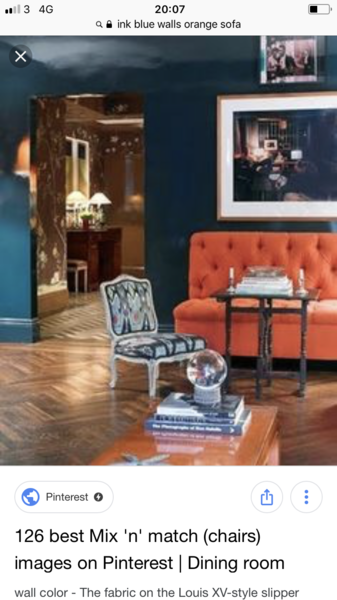 What's the best wall colour to go with orange cushions?!
