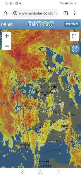 Potentially quite stormy on Wednesday
