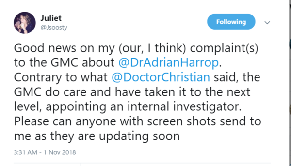 Dr Adrian Harrop thread the third, yes we've edited the title*...