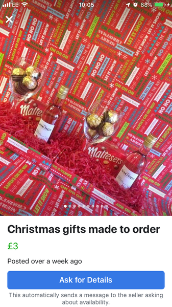 Christmas bad boys on Facebook marketplace tat