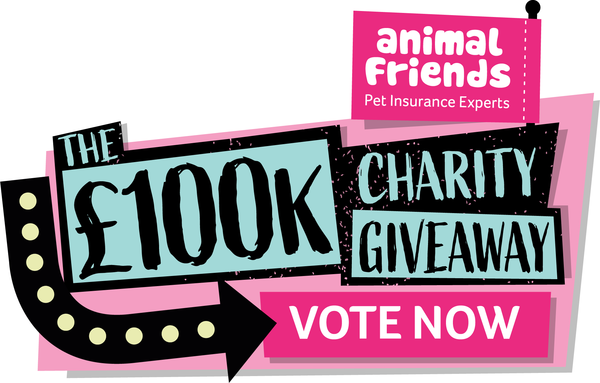 Vote for the animal charity you want to win £100,000 donated by Animal Friends!