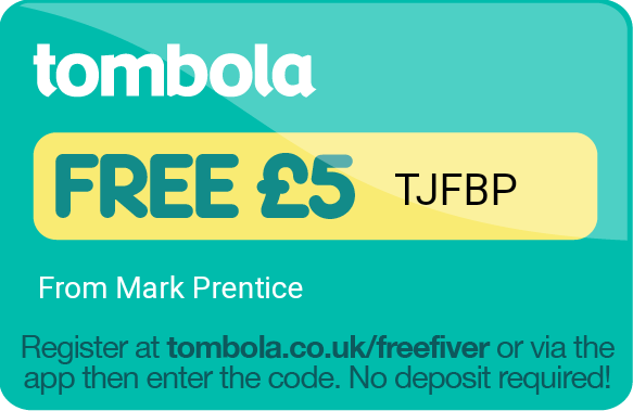 Tombola free £5 codes