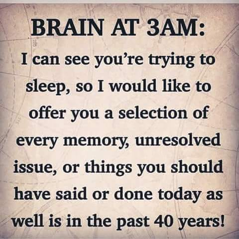 To ask why problems seem worse at 3am?