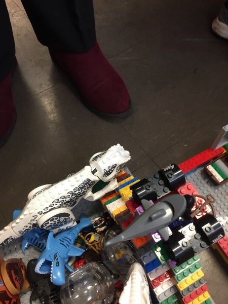 Fake lego sharks?