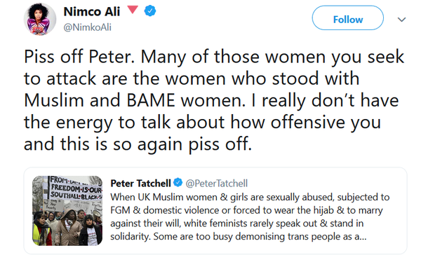 Peter Tatchell Again. More blaming women for male violence