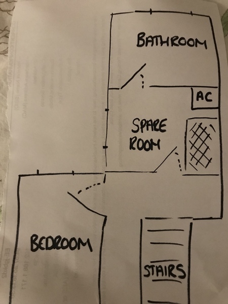 Small cottage and badly laid out rooms- would you do this