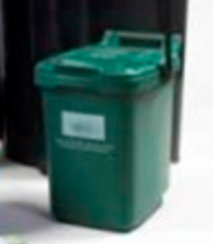 To ask you not to put food waste in your bin?