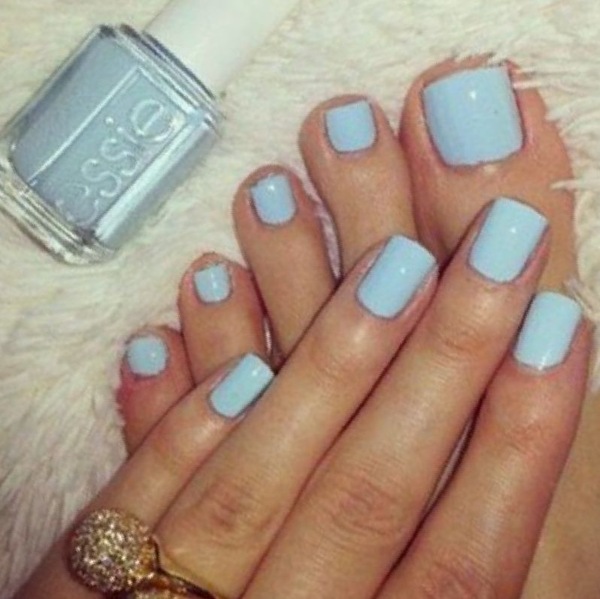 Wrong gel colour on toes