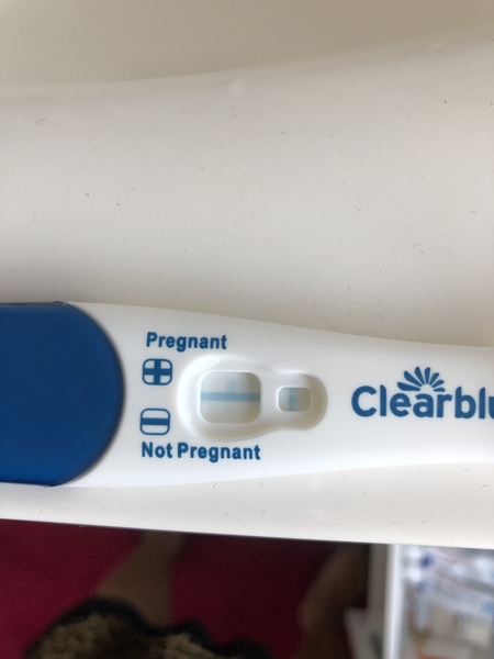 Faint positive Clear Blue