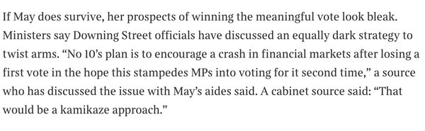 Westministenders: The One Where We Finally Get A Leadership Challenge?