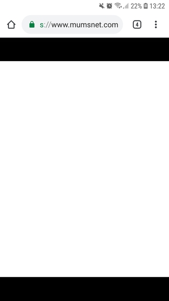 Black areas on mobile