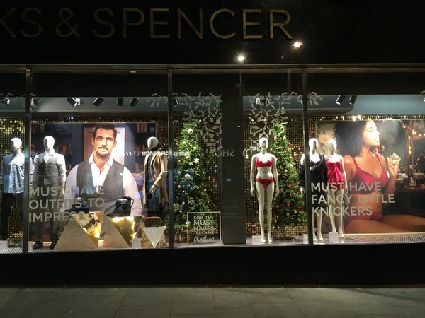 To be livid at Marks & Spencer's sexism: 'Women Must Have Fancy Little Knickers'?