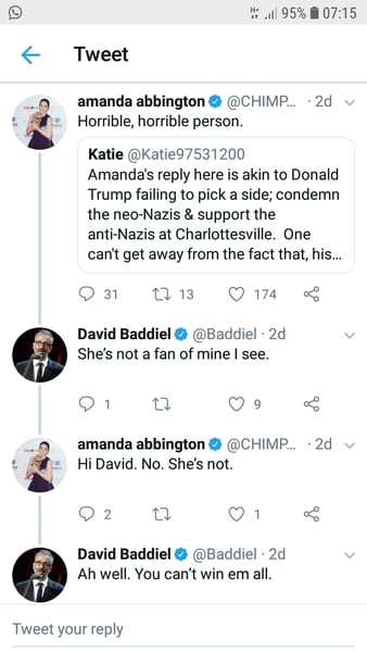Actress Amanda Abbington falls foul of TRA