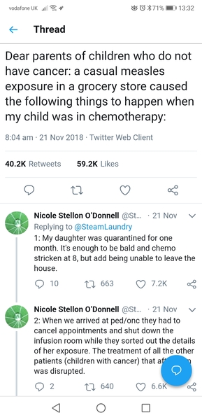 To think that parents who don't vaccinate their children are despicable