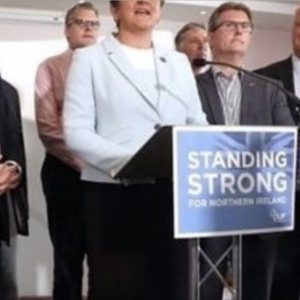 Am I a bad feminist to always look at what Arlene Foster is wearing...