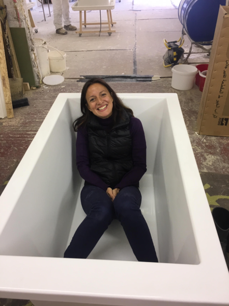 Super small bath tub...