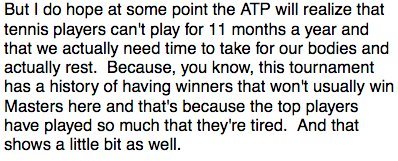 Tennis thread: towards the end of the season, lots of tennis still to be played!