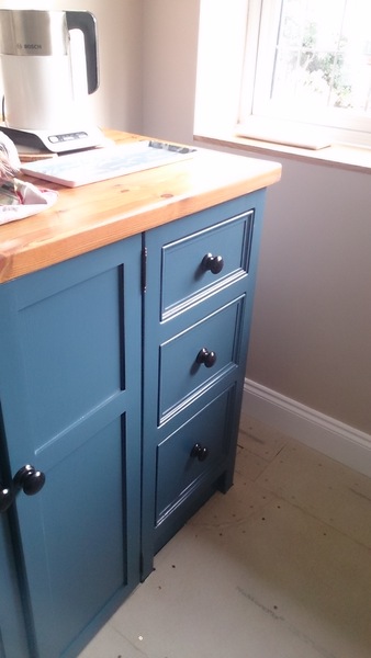 REALLY Panicking about new blue kitchen