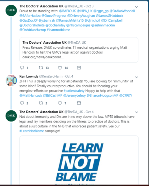 Dr Adrian Harrop thread the fourth. "GMC do care & have taken it to the next level"