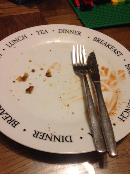 To ask what's on your plate?