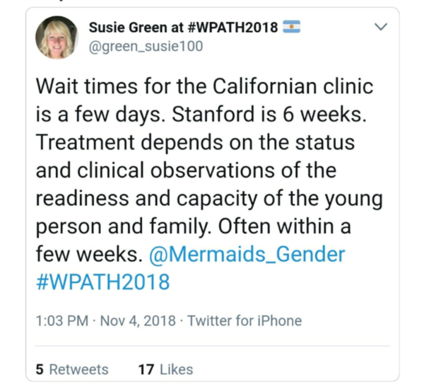 Observer articles on fast tracking at the Tavistock clinic