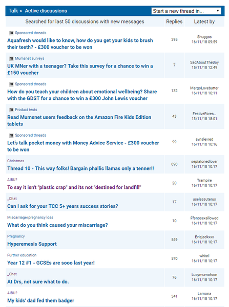 To think mumsnet is full of hate crime?