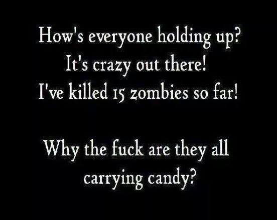 Any Halloween horror stories from last night?